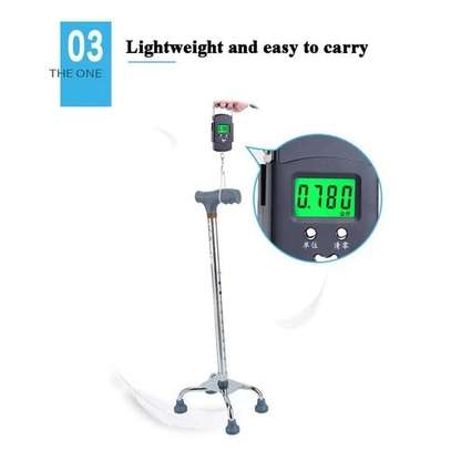 Canne de marche, béquille quadripode en aluminium image 3