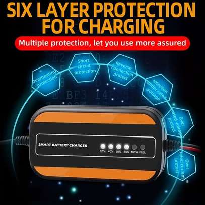 Chargeur de batterie de voiture/moto automatique 12V, 3A image 3