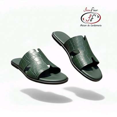 Chaussure homme sandale en cuir modèle HALIL image 3