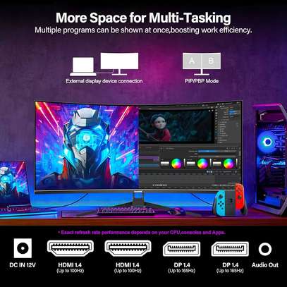Gawfolk 34 Inch Ultrawide Curved Gaming Monitor image 3
