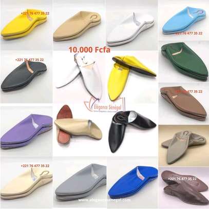 BABOUCHE ROYALE MAROCAINE 100% CUIR et DAIM pour HOMME image 10