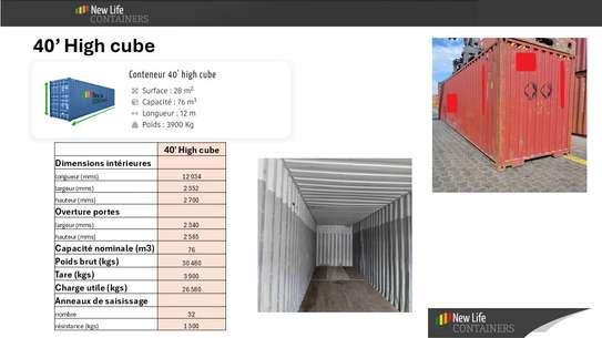 Vente de conteneurs maritime image 4
