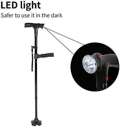 Canne Pliable Réglable, Lampe LED et alarme SOS - 86 à 97 cm image 14
