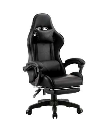 Chaise ergonomique rotative avec repose-pieds image 2