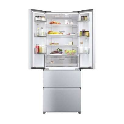 REFRIGERATEUR HAIER SIDE BY SIDE 2PORTES 2TIROIRS GRIS image 2