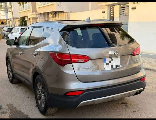 Hyundai Santa Fe 2015 SUV gris métallisé image 3