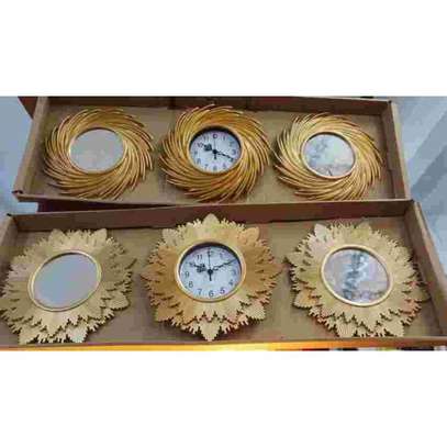 horloge murale 3d avec miroir 3PCS image 5