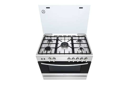 CUISINIERE LG 5FEUX 90X60 SILVER GAZ image 3