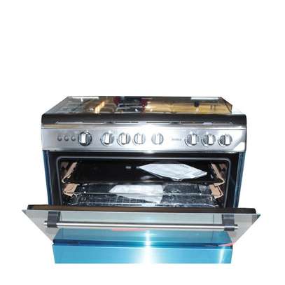 CUISINIÈRE MIDEA 5FEUX 90X60 INOX image 2