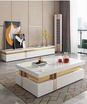 MEUBLE TV VIP ET TABLE BASSE image 1