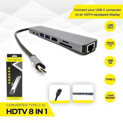 Hub USB-C 8-en-1 avec HDMI 4K image 2