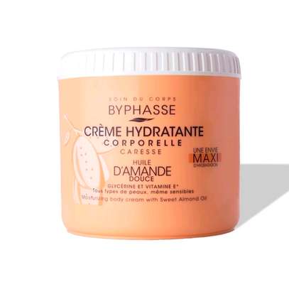 Byphasse Crème hydratante Corps vanille ou amande-500ml image 2