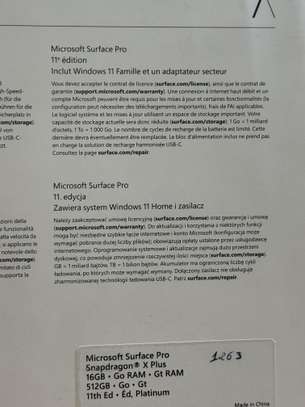 Surface Pro 11 - Snapdragon X Plus | 16GB RAM | 512GB SSD image 3