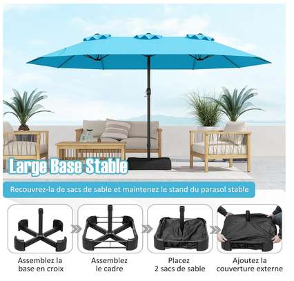 GEANTS PARASOLS VENTILES   470 x 285 x 261 image 2