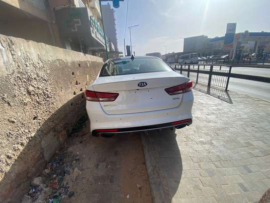 Kia Optima Berline Blanche Jantes Alliage image 4