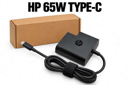 HP 65W chargeur Type-C noir compatible HP image 2