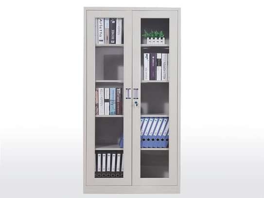 ARMOIRE METAL HAUT PORTE VITRE image 2