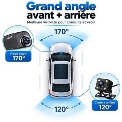 Dashcam Voiture Avant et Arrière FHD Rétroviseur 4,3 pouces image 3