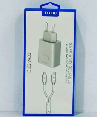 Chargeur Tecno Original, chargez 2 téléphones en même temps image 9