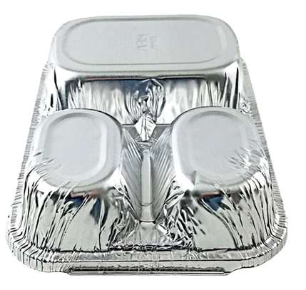 Barquette aluminium 3 compartiments image 3