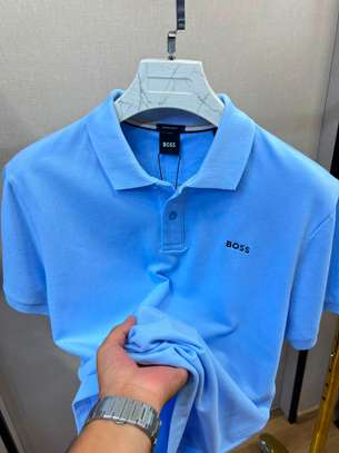BOSS polo coton piqué classique image 2