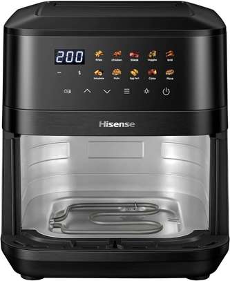 AIR FRYER HISENSE 8LITRES FENETRE VISIBLE NOIR H08AFBK1S4 image 2