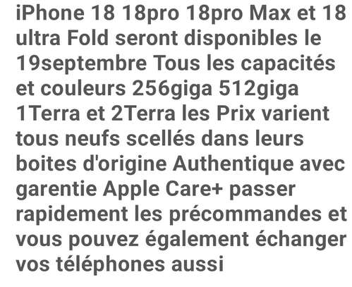 iPhone 18 Pro Max 256Go image 3