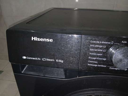 Machine à laver hisense 10,5 kg image 4