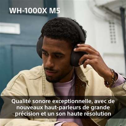 CASQUE SANS FIL SONY A REDUIRE DE BRUIT NOIR WH1000XM5 image 2