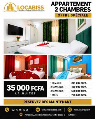 Appartement meublée à Rufisque Almadies offre promo JOJ image 3