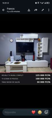 MEUBLE TV + TABLE BASSE + TV 50 pouces image 3