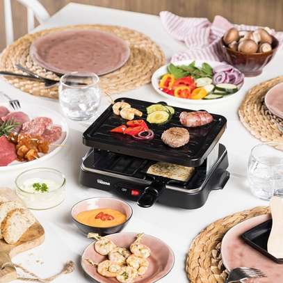 Appareil à raclette avec plaque gril Pour 4 personnes image 5