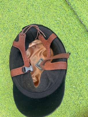 Bombe ou casque d’equitation velour noire image 6