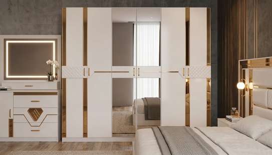 CHAMBRE A COUCHER ARMOIRE 6BATTANTS 5PIECES image 12
