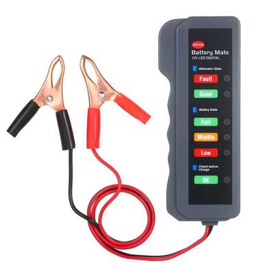 testeurs de batteries voiture 12v , analyseur numérique led image 2