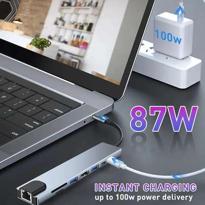 Adaptateur USB C vers HDMI, 8-en-1, Multiport image 6