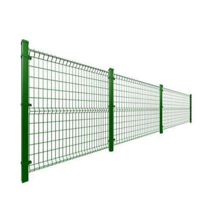 Clôture grillagée verte 2m métal galvanisé image 3