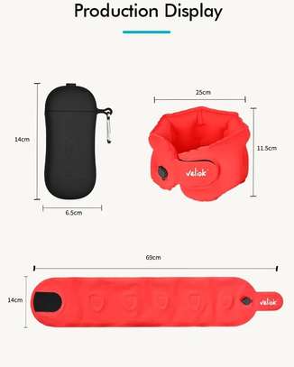 Oreiller cervical de voyage gonflable de poche image 10