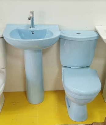 Ensemble chaise anglaise et Lavabo complet image 13