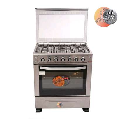 CUISINIERE ASTECH 5FEUX 80X60 A GAZ FOUR A GAZ FULL OPTION image 5