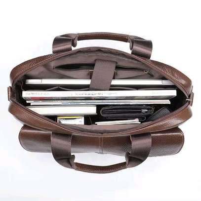 Sac d'ordinateur en Cuir véritable homme image 9