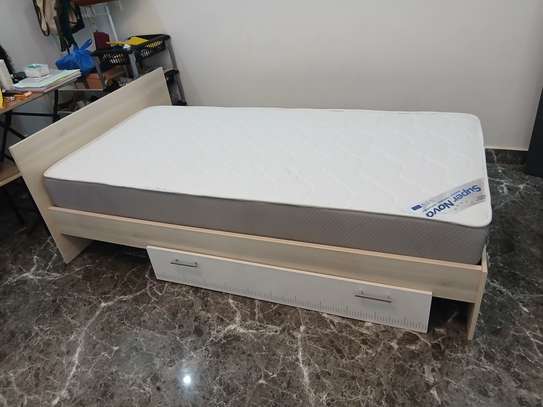 Lit avec tiroir de rangement+matelas pour enfant image 5