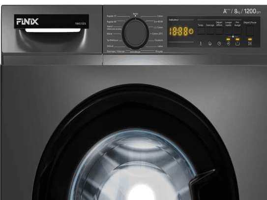 MACHINE A LAVER 8KG FINIX  INVERTER FRONT LOAD GRIS image 2