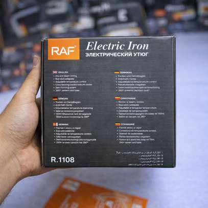 Fer à Repasser Electrique RAF 1600W – Semelle Lisse image 6