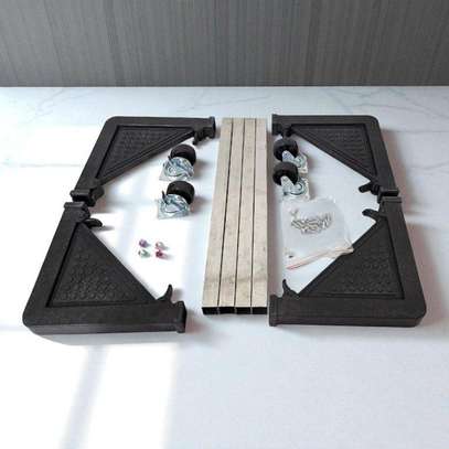 Support frigo mobile, lave-linges, réfrigérateur avec roues image 2