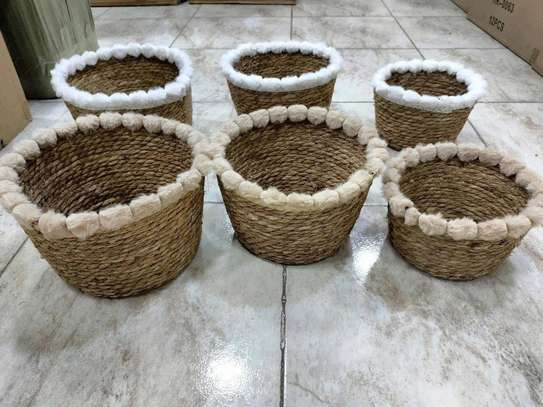 Panier palier en bambou 3pcs image 2