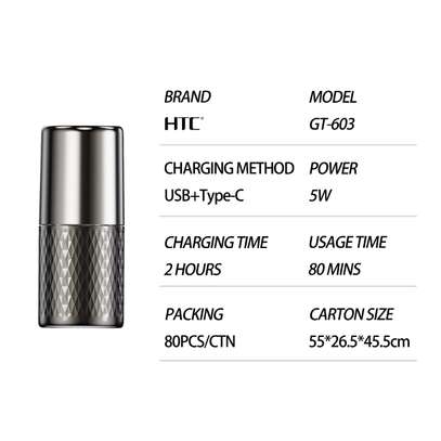 HTC -  Mini rasoir portable IPX6 - GT-603 image 6