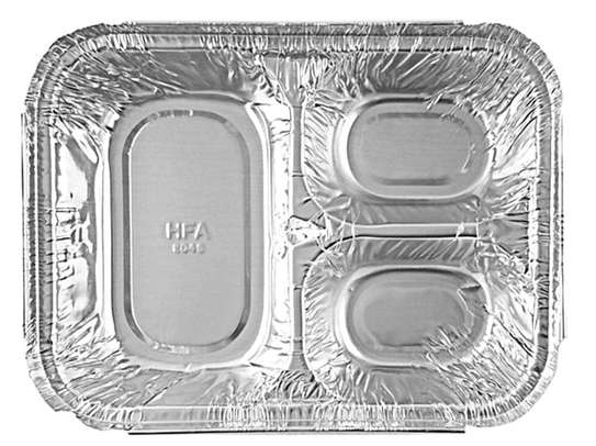 Barquette aluminium 3 compartiments image 2