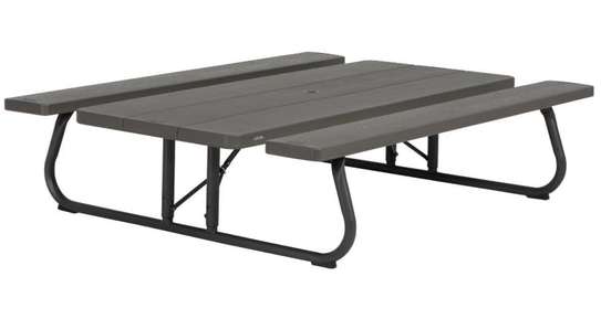 Table pliante LIFETIME avec banc intégré (8 personnes) image 3