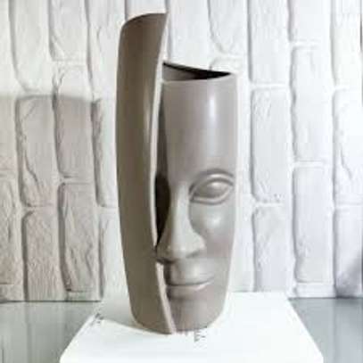 Ensemble 2 vases céramique blanc cassé motif cœur image 11